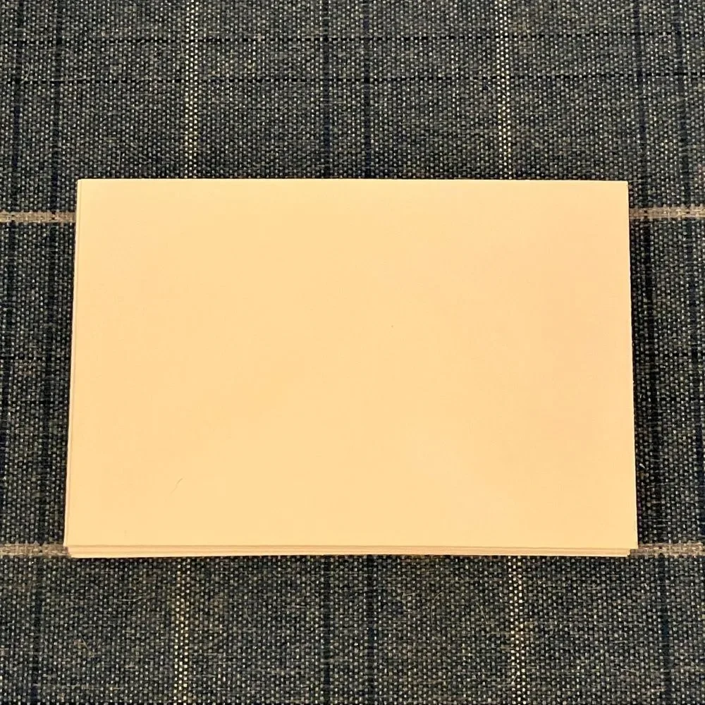 3 White and Blue Envelopes